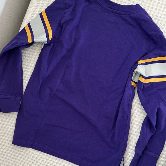NFL Kids Purple Minnesota Vikings Long Sleeve Tee - Picture 4 of 4